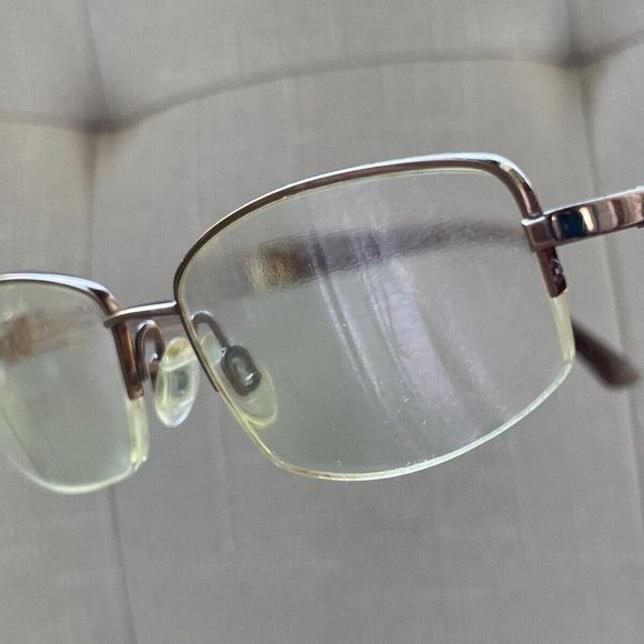 Charmant Women Eyeglasses Line Art Excellence Titan Half Rim Glasses Made Japan - Picture 3 of 12